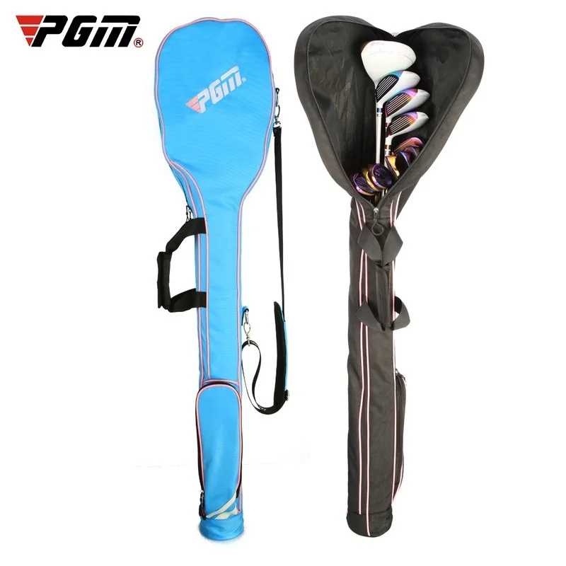 PGM Mini Foldable Golf Gun Bag Packed 3 Clubs Portable Club Bags Light Weight Easy Carring Golf Bags Women Golf Accessories