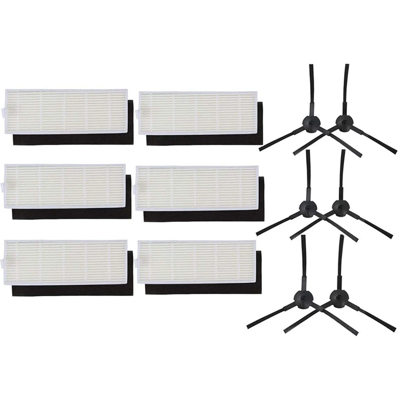 

Сменные детали для пылесоса, HEPA фильтр, боковые щетки для ILIFE A6 A4S A4 аксессуары для робота-пылесоса