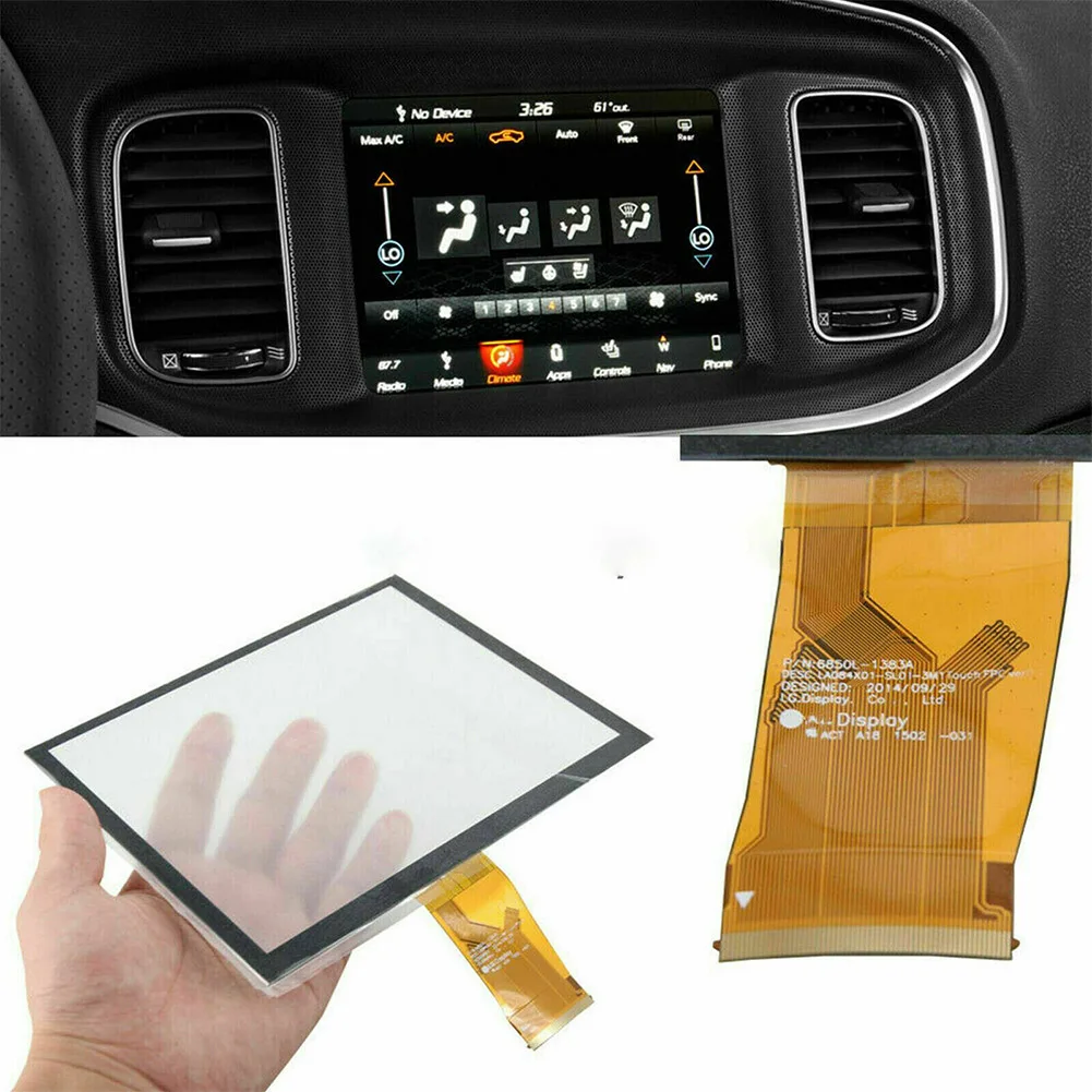 

Replacement Part 1Pcs High Quality Car Sticker Accessories Touch Screen Digitizer Film LA084X01(SL)(01) Uconnect 4