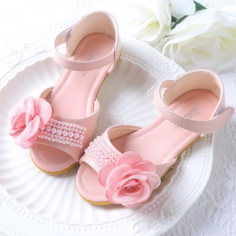 

Girls' Sandals 2022 Summer New Children's Shoes Korean Version Simple Girls' Princess Shoes Soft Soled Children's Shoes