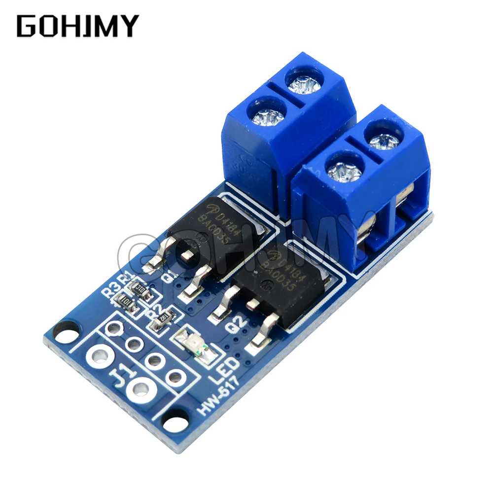 PWM 15а 400 Вт МОП полевой переключатель постоянного тока, модуль привода переключателя 5 В-36 в, панель управления регулятором, панель управления двигателем