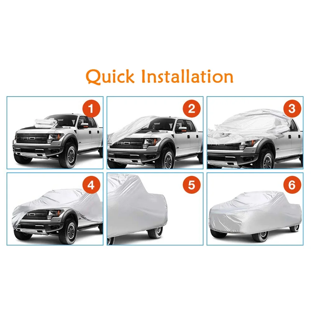 Всесезонный чехол для грузовика автомобильный пикапа против пыли мусора