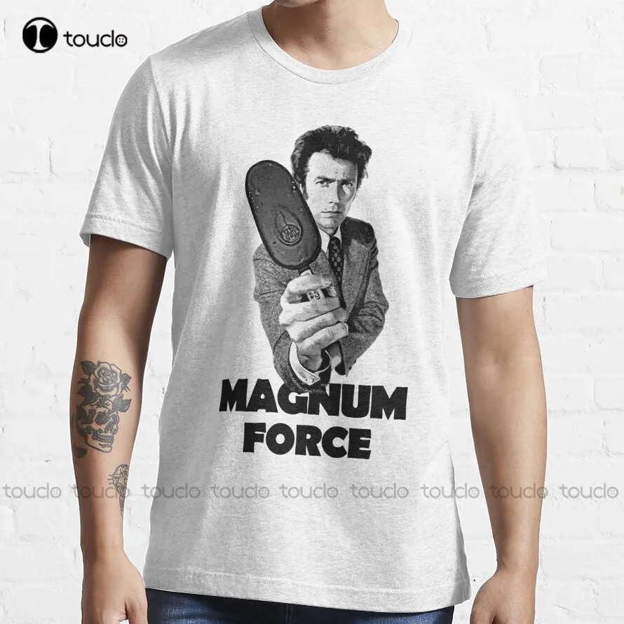 

Dirty Harry Magnum Force Trending T-Shirt White Shirts Cotton Outdoor Simple Vintag Casual Tee Shirts Make Your Design Xs-5Xl