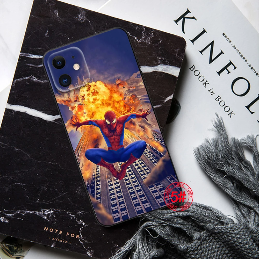 Мягкий чехол 66TY Spiderman для Samsung J2 Prime J4 Core J5 J6 Plus J7 Pro J8 S7 Edge S8 Note 8 9 10 Lite 20 Ultra