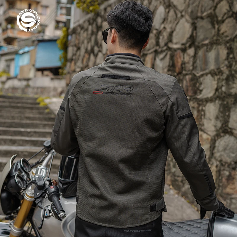 SFK мотоциклетная куртка для верховой езды летняя сетчатая дышащая мужская одежда