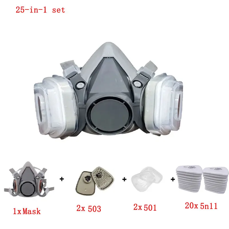 

Полумаска-респиратор 6200 с фильтрами 503 5N11