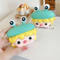 3d frog prince case for apple airpods 1 2 3 pro cases cover for iphone bluetooth earbuds earphone case