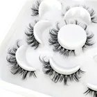 Наращивание ресниц DD Curl 10-23 мм российские объемные норковые ресницы 3D норковые ресницы многоразовые пушистые накладные ресницы