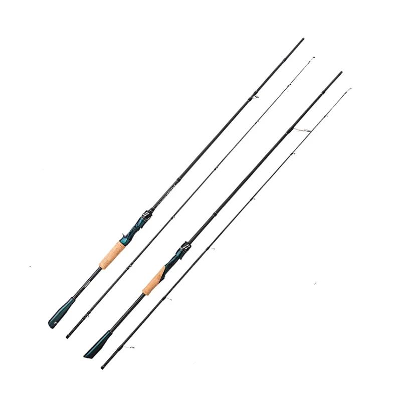 

1.98m/2.13m/2.28m Fishing Rod Carbon Fiber Spinning/casting Fishing Pole Bait WT 4-18g Line WT 4-12LB ML Fast Lure Fishing Rods