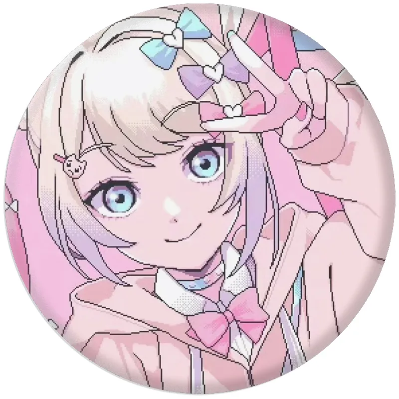 Аниме Needy Girl Overdose Pin милый персонаж мультфильм брошь значок для рюкзака