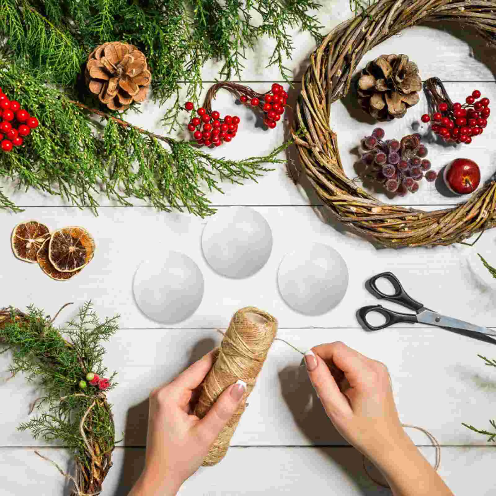 20 см DIY шарики из пенопласта украшение для рождественской елки детские