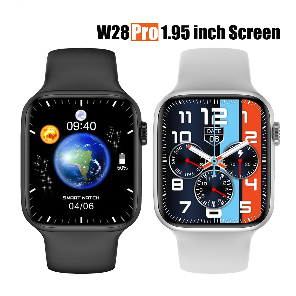 

2022 IWO W28 Pro Smart Watch 1.95 Inch Bluetooth Call Men Women 45mm Wireless Charging NFC Smartwatch PK W27 Max W57 DT7