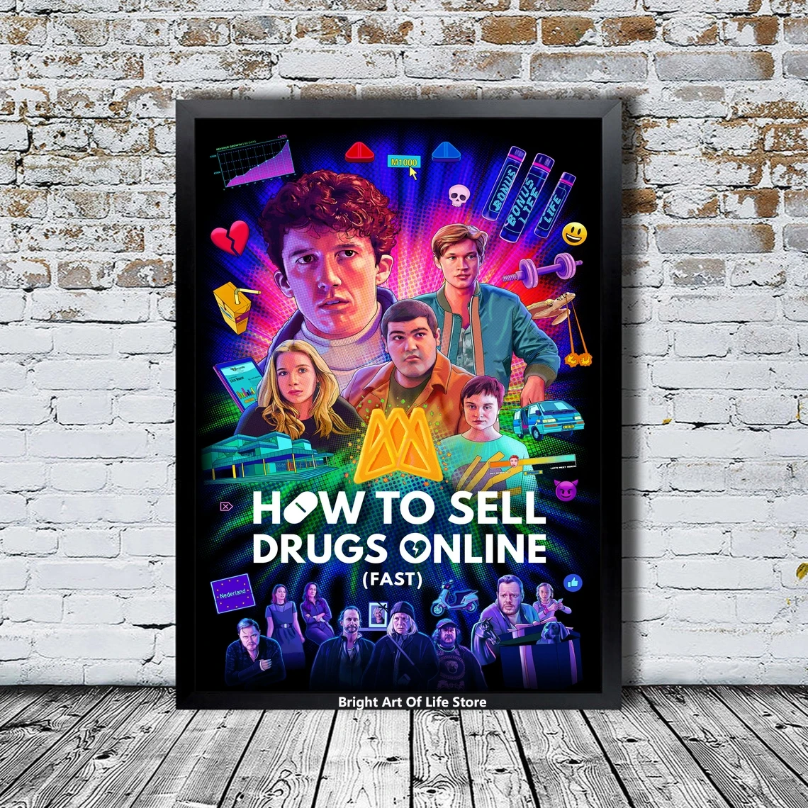 

Как продавать наркотики онлайн (быстро) постер Звездный актер ТВ сериал холст постер фотопечать настенная живопись Домашний Декор (без рамк...
