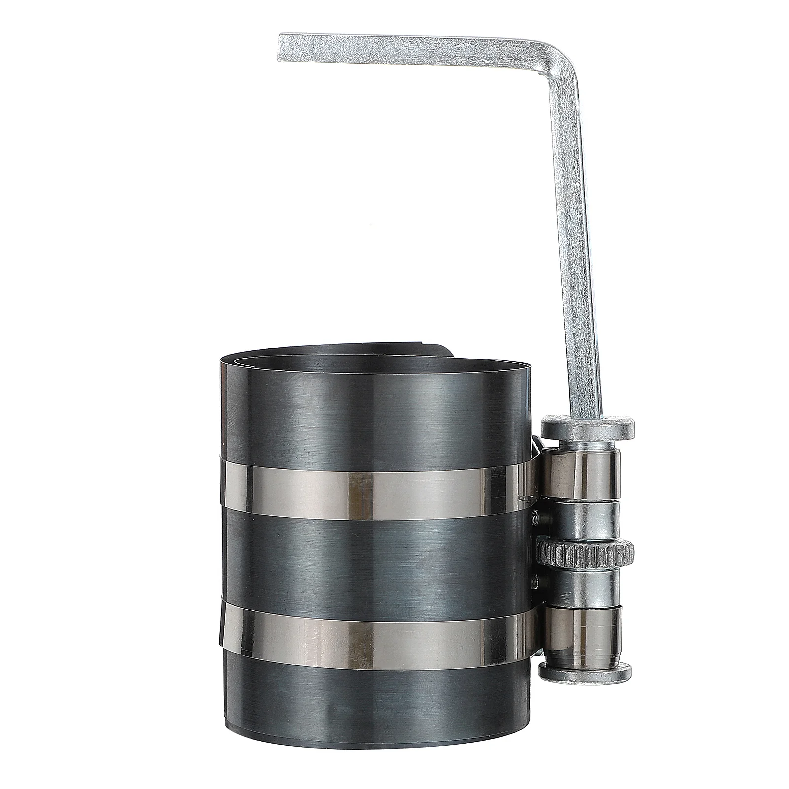 

Piston Ring Compressor Anti-rust Adjustable Car Engine Piston Ring Piston Installation Tools for Tractors Mowers Auto