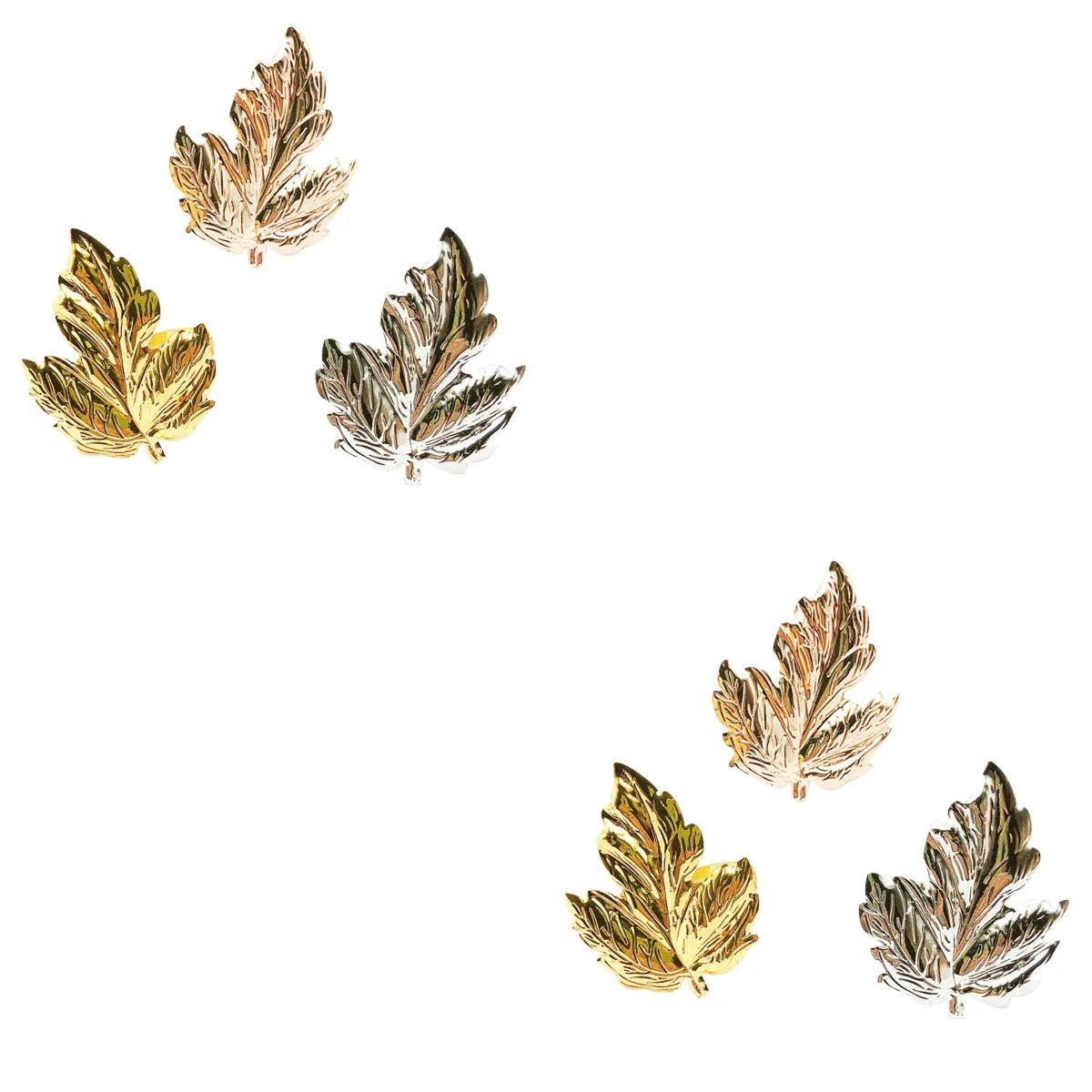 

Napkin Rings Holder Ring Maple Christmas Party Fall Table Leaf Holders Holiday Decor Buckle Leaveswedding Reception
