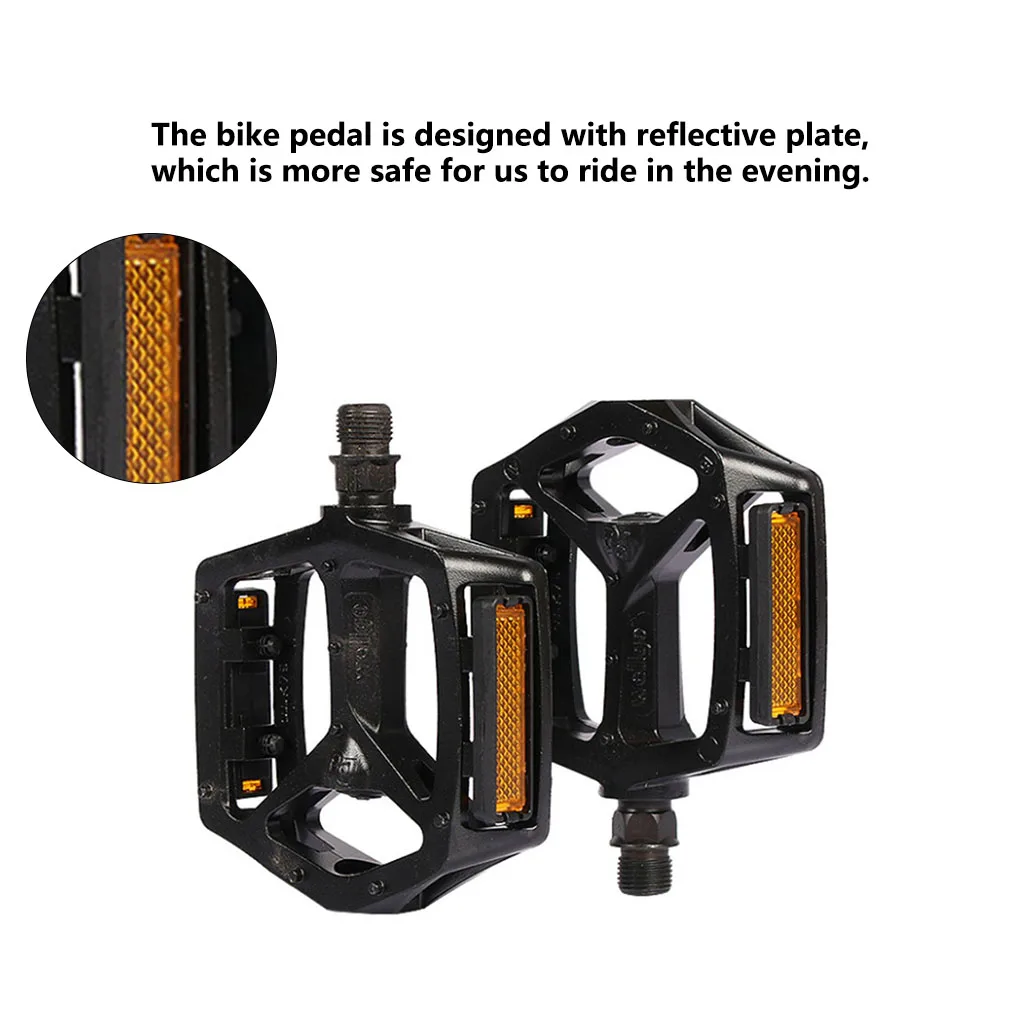 

1 Pair Bike Pedal Detachable Replacement Professional Universal Reflective Ball Bearing Bicycles Pedals Accessoires
