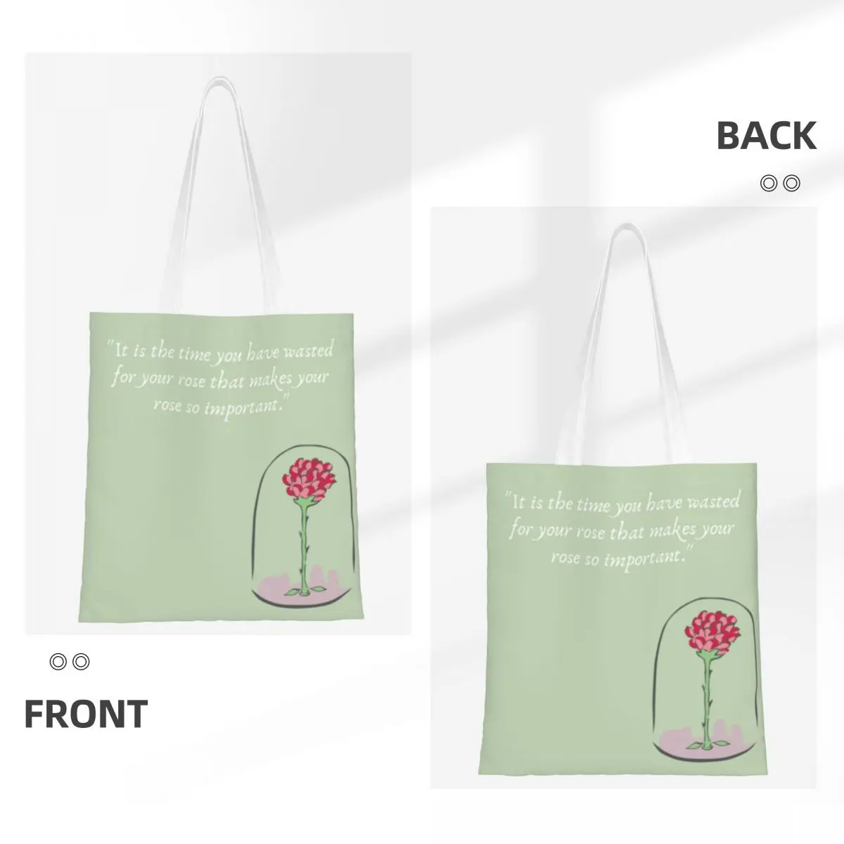 Маленькие сумки-тоуты Le Prince Женская Холщовая Сумка Студенческая сумка через