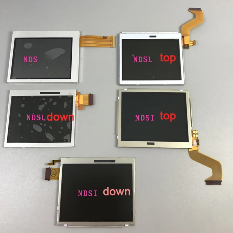 

Original Top LCD Screen For NDS DS DSI NDSL DSLITE Upper Botton Display Repair Parts