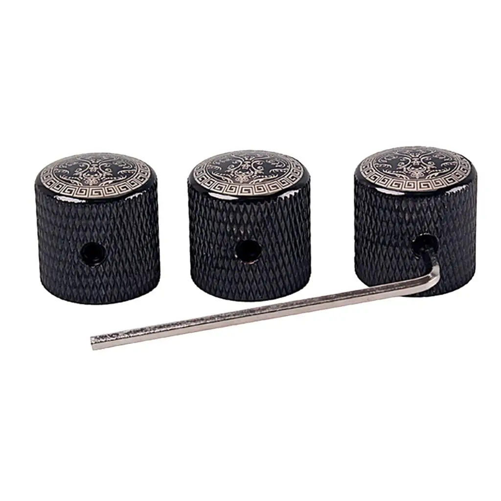 

Set of 3 Dome Knobs Potentiometer Knob Volume Control Strong