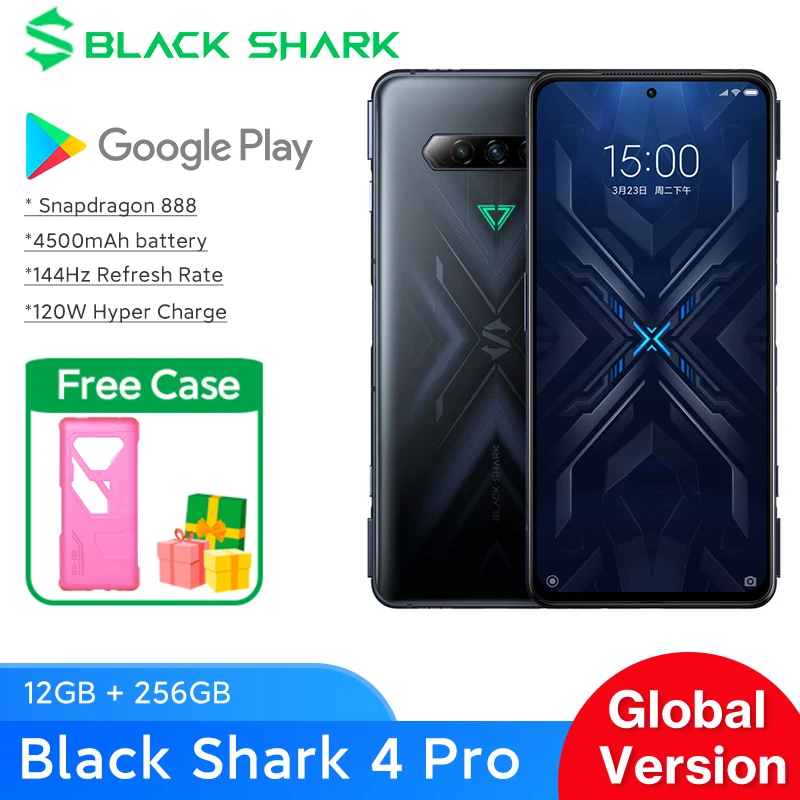 Смартфон игровой Black Shark 4 Pro глобальная версия 12 + 256 ГБ Snapdragon 888 120 Вт 144 Гц - купить