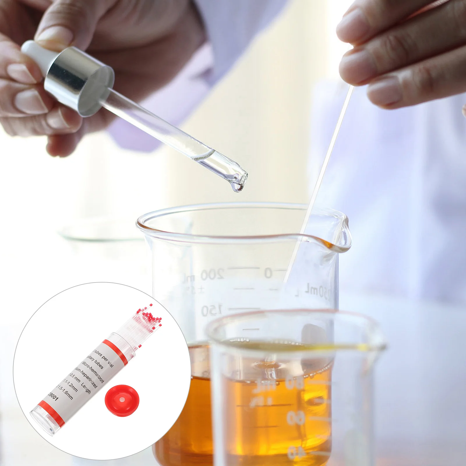 100 в 1 75 мм капиллярная трубка микрогематокритовая плавильная поставка образцов