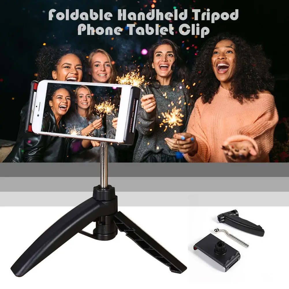 

XS-7 NEW Vertical Bracket Smartphone Cell Phone Clipper Tripod Mount Clip Holder 360 Adapter for IPAD Mobile Cell Phone