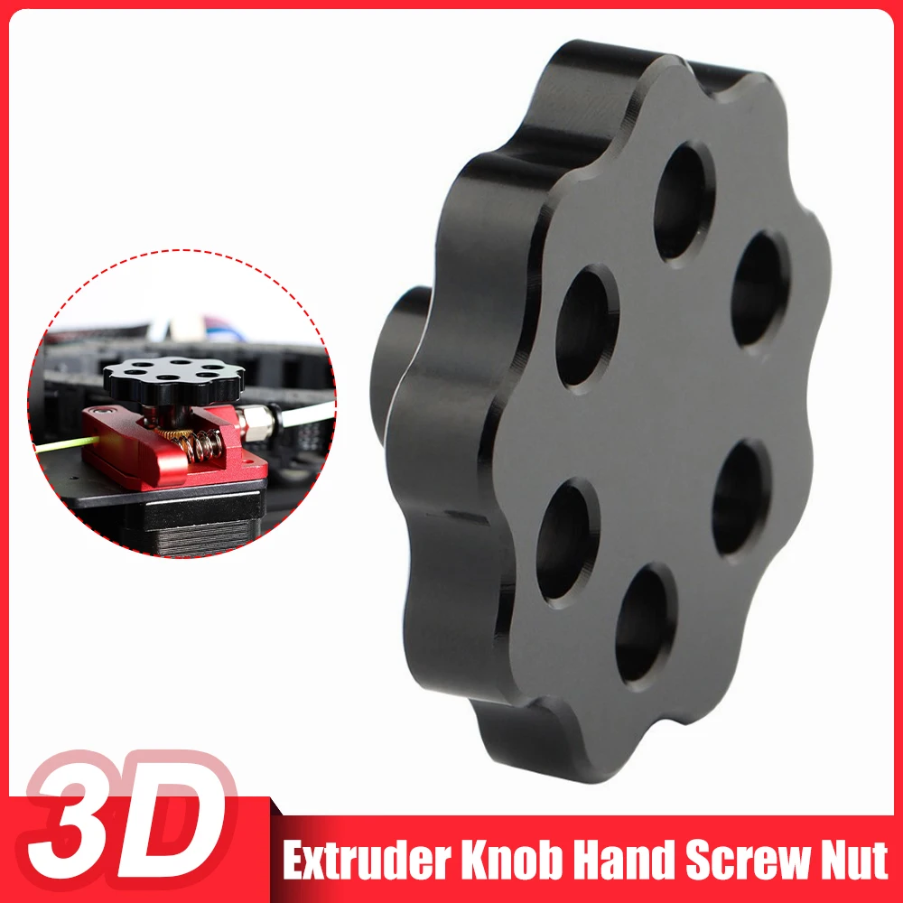 

3D Printer Parts Extruder Knob Hand Screw Nut with Wrench E Axis Motor Metal Feeding Handwheel for CR-10