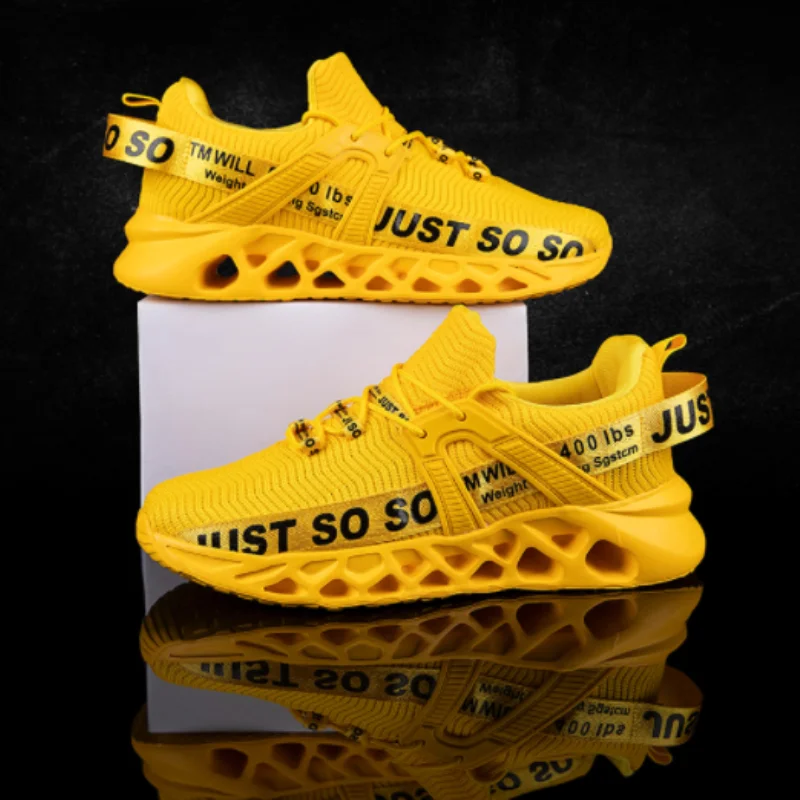 

Мужские кроссовки большого размера с перекрестными краями, осень 2023, модная спортивная мужская обувь с лезвиями, Повседневная универсальна...