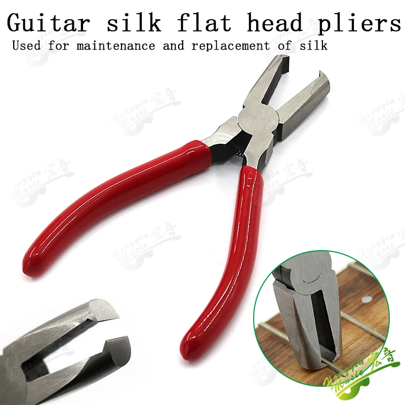 

Replacement of wire starting wire pliers flat mouth thin mouth strong flat head flat nose pliers guitar repair and installation