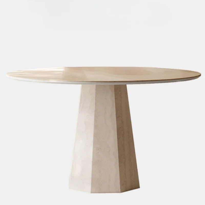 Обеденный стол роскошные керамические круглые столы для приема овальный сервис