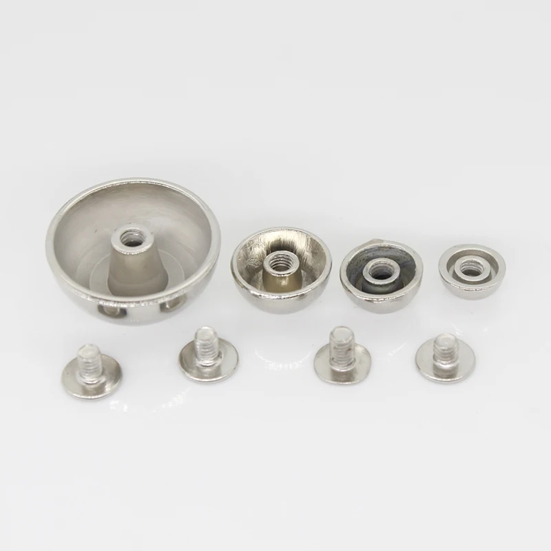 10 шт. купол заклепки винт с круглой головкой Спайк панк пятна одежды кожа кошелек