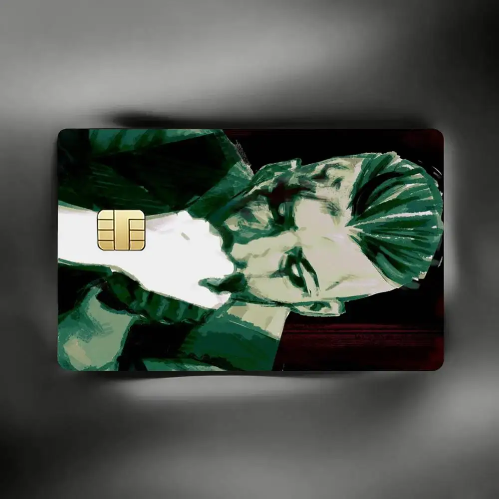 Фото Наклейки-скины E-Eddie G-Gluskin для кредитных карт VISA, банковских, проездных и транспортных карт: защитная пленка-наклейка №2