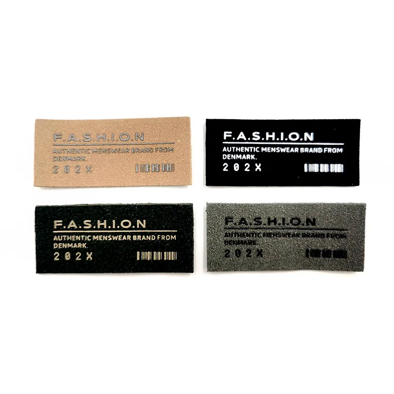 

8Pcs 3D printed Vintage cowhide label cloth patches Cloth Patch Sew on Patches Applique Clothing DIY Garment Decor