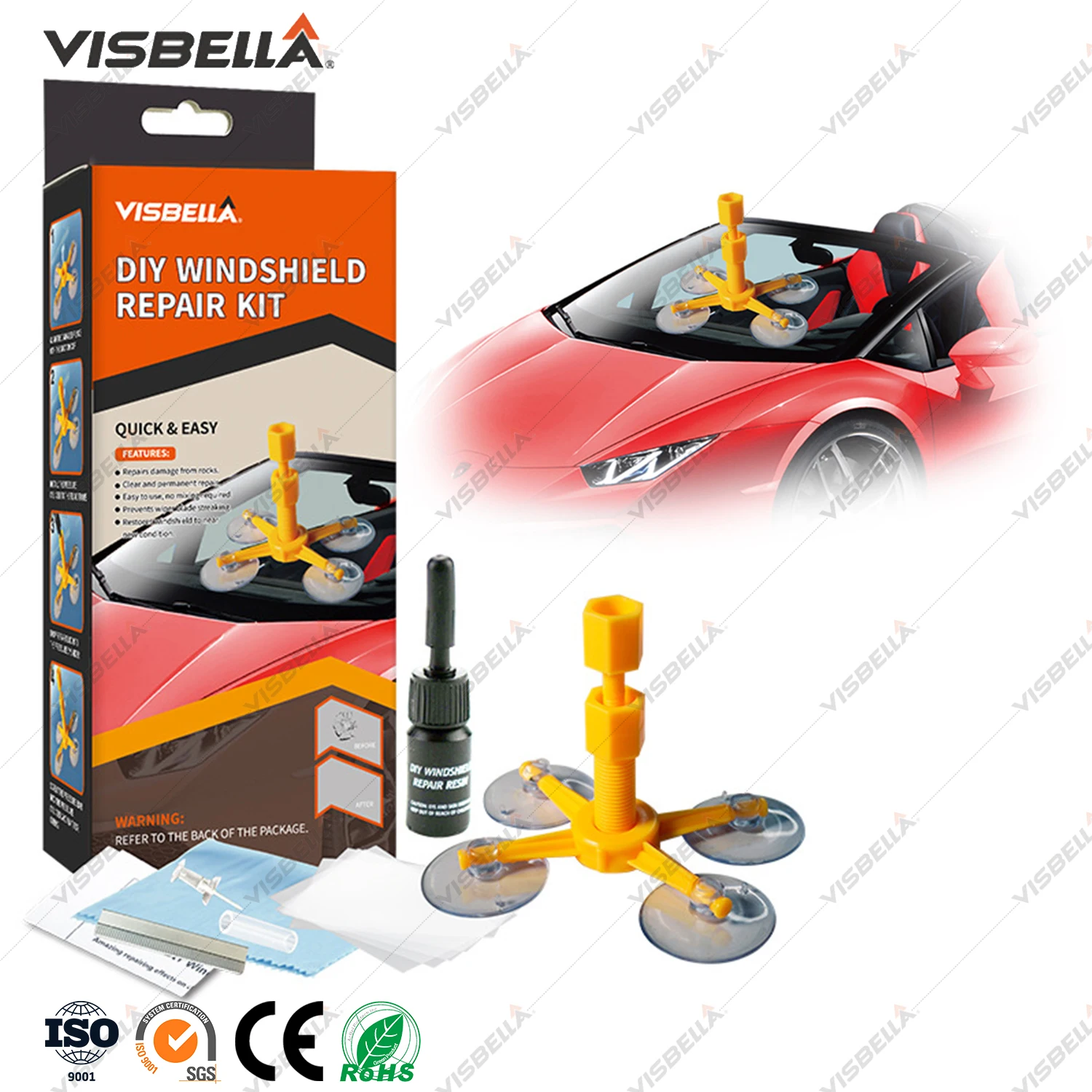 

Жидкий клей для ремонта лобового стекла, набор инструментов для ремонта автомобильных очков, треснувший клей для ветрового стекла, средство для удаления трещин автомобиля, царапин