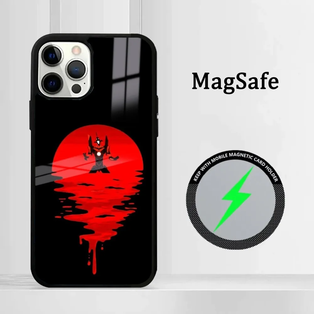 N-Neons G-Genesis E-Evangelions EVA Новый мягкий чехол для телефона IPhone 16 15 14 13 12 11 Pro Max Plus Mini Magsafe