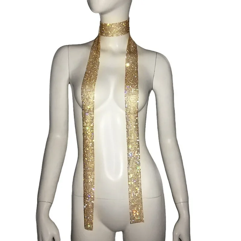 Популярные модные аксессуары Amazon хит продаж металлический шарф с блестками