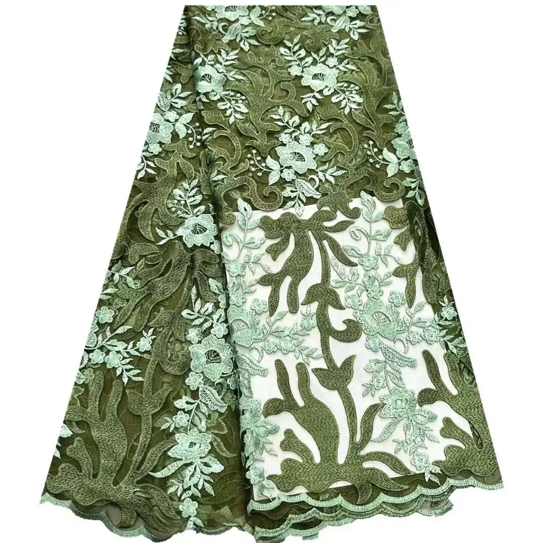 

Высококачественная кружевная ткань с блестками и вышивкой в виде косточек, французское Тюлевое Сетчатое шитье «сделай сам», женское свадебное платье, модная юбка, 5 ярдов, оптовая продажа