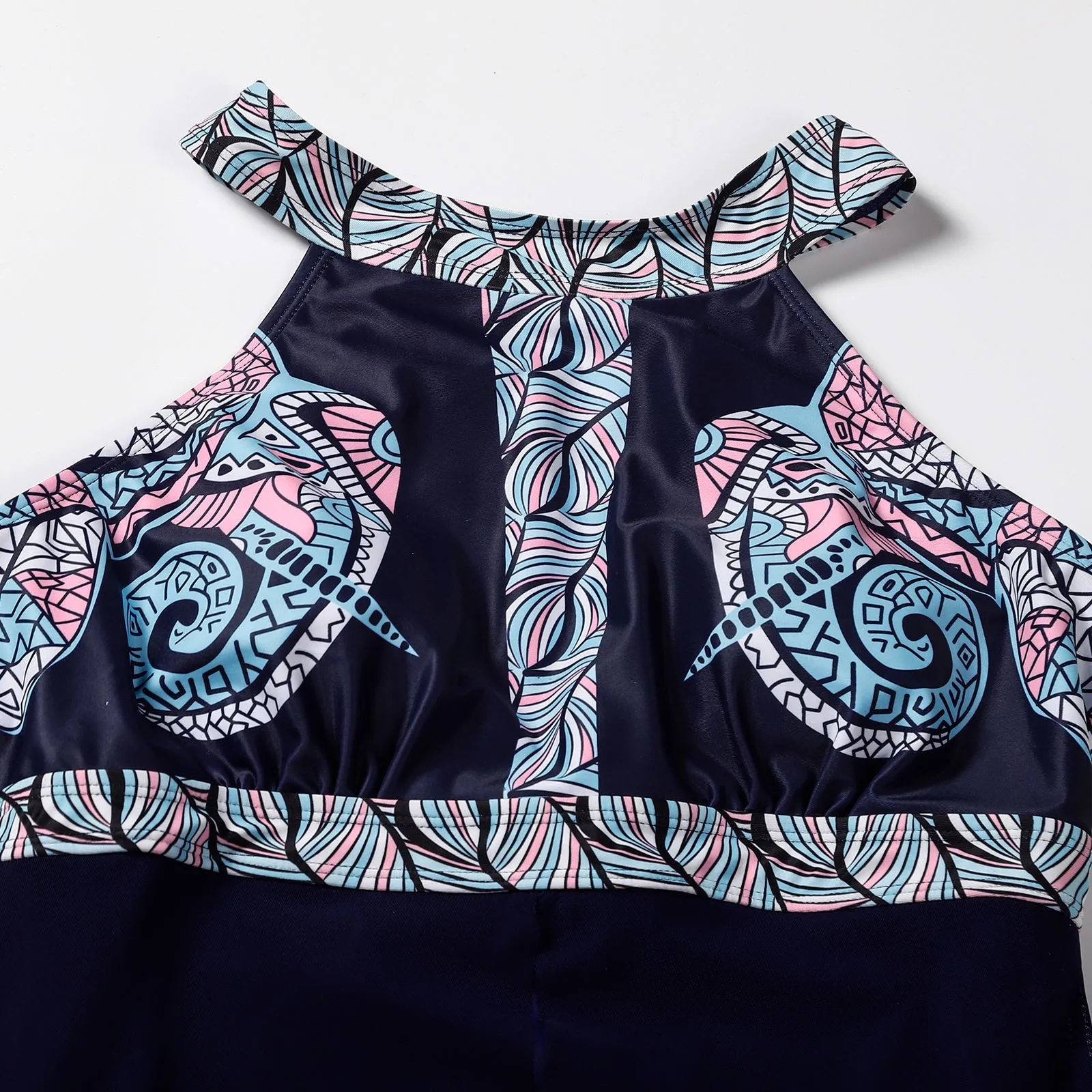 Женские дизайнерские купальники с высокой талией бикини принтом волнистых