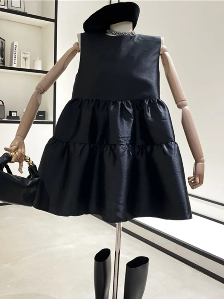 XFPV 2023 Новинка летняя мода с высокой талией свободное темпераментное однотонное