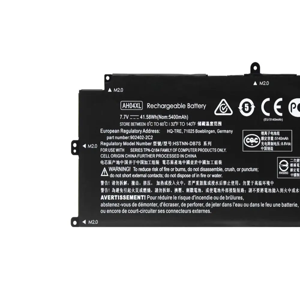 Новый аккумулятор для ноутбука AH04XL HP Spectre X2 12-C000 C000nf C013TU C014TU TPN-Q184 HSTNN-DB7S 902402 -2C2 902500