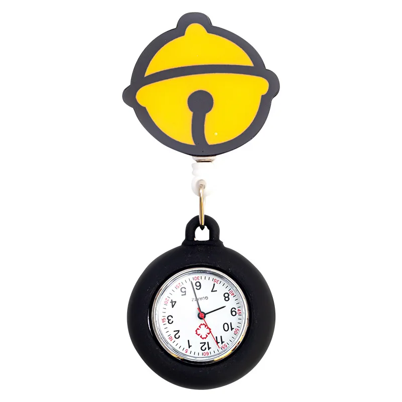 Ladies Women Doctor Medical Unisex Scalable Soft Rubber Watches Clock Student Pocket Watch Portable Luminous Nurse Pocket Watch