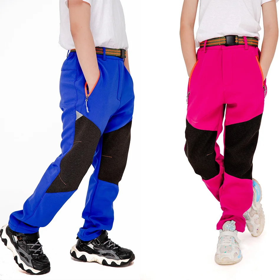 

Спортивные штаны для мальчиков-подростков, плотные Светоотражающие, на флисе, водонепроницаемые, мягкие, для отдыха на открытом воздухе, лыжные, пешего туризма