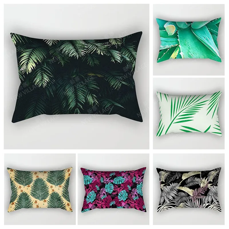 

Nordic fall home decor 30*50 throw pillow case sofa modern boho living room Cushion cover leaf 30x50cm 40x60cm simple plant