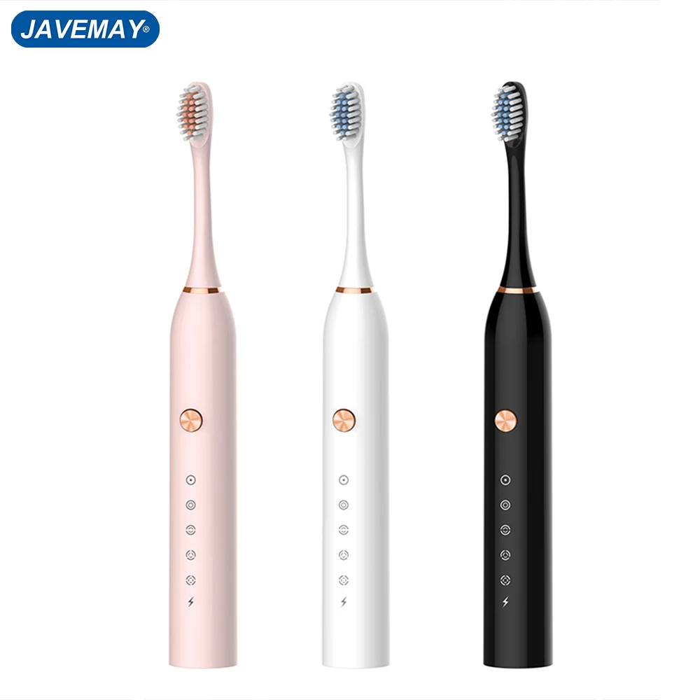 

Sonic Electric Toothbrush Adult Timer Soft Bristle USB Rechargeable IPX7 Waterproof Ultrasonic Whitening Teeth Brush J211