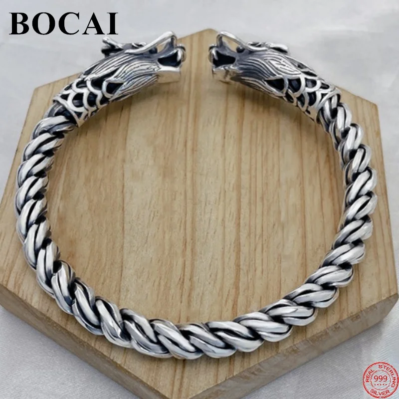 Женский и мужской кулон из серебра 2022 пробы с драконом