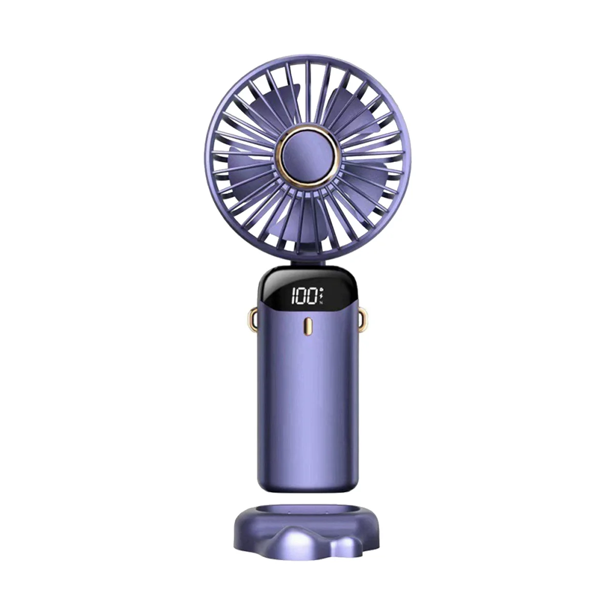 

Портативный вентилятор, Портативный Персональный вентилятор, 5000 мАч перезаряжаемый, 5 скоростей с фотографией, регулируемый на 90 °