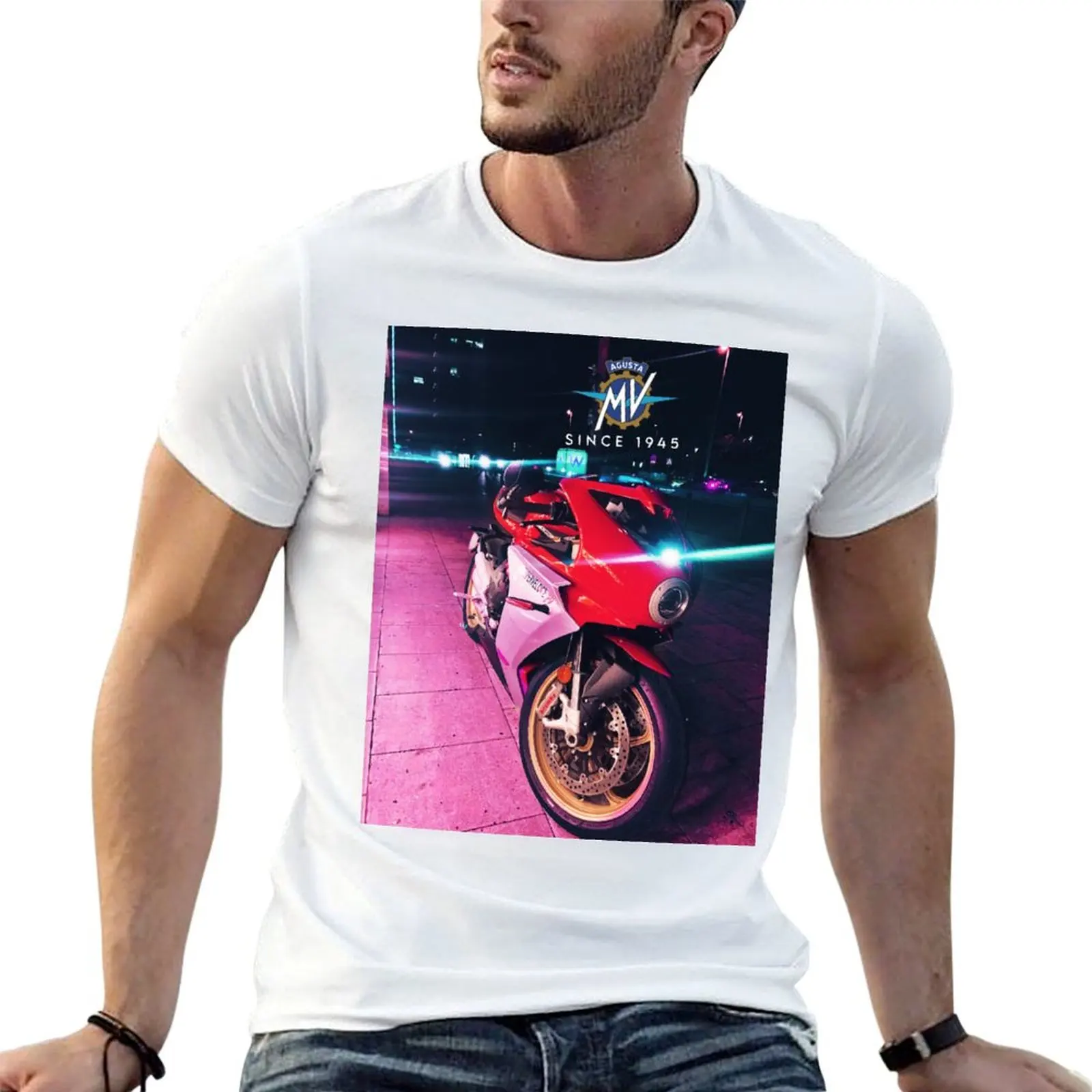 Фото Футболка Mv Agusta Superveloce с логотипом, спортивная футболка с короткими рукавами Dry Fit №1