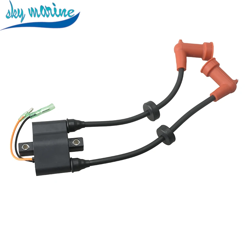 Катушка зажигания 65W-85570 для Yamaha 4-Stroke 20HP 25HP 45HP F20 F25 T25 F45 подвесной мотор 65W-85570-00