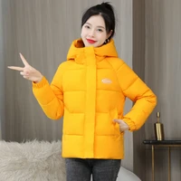 beardon 2022 new candy color winter womens short down cotton padded jacket thickened loose korean version parkas hooded coat