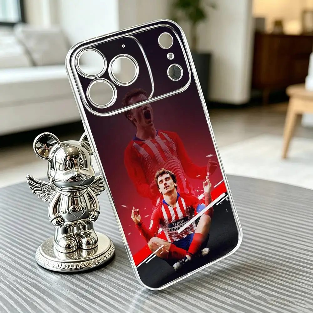 Фото Чехол для телефона A-Antoine G-Griezmann Football, прозрачный силиконовый мягкий, для iPhone 17 16 15 14 13 12 11 Mini Pro Max Plus №3